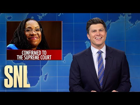 Weekend Update: Judge Ketanji Brown Jackson Confirmed, Obama's Return to the White House - SNL