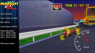 MK64 - World Record on Toad's Turnpike - 2'58"32 (NTSC: 2'28"30) by Matthias Rustemeyer