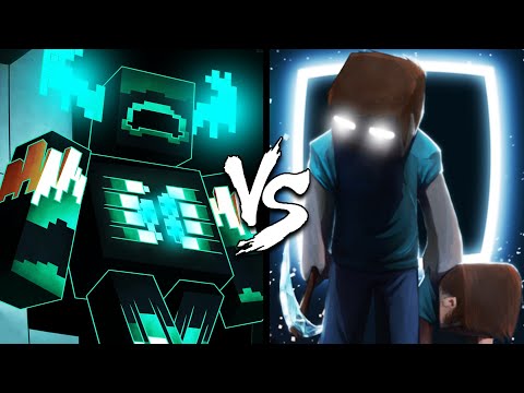 Warden vs. Herobrine - Minecraft