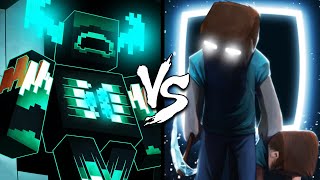 Warden vs. Herobrine - Minecraft