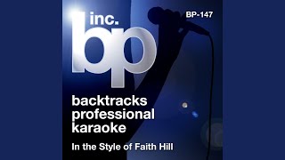 Paris (Karaoke Instrumental Track) (In the Style of Faith Hill)