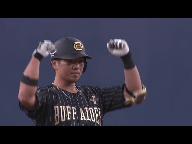 5回裏】勝ち越しに成功!! バファローズ・頓宮裕真 センター