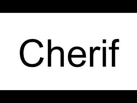 How to Pronounce Cherif (Arabic)