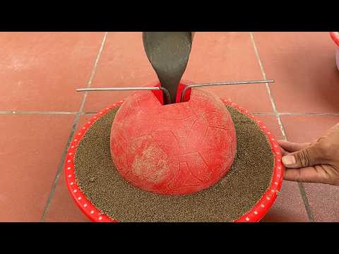 Plastic Balls And Cement - DIY Tips For Making Beautiful And Easy Home Decorations