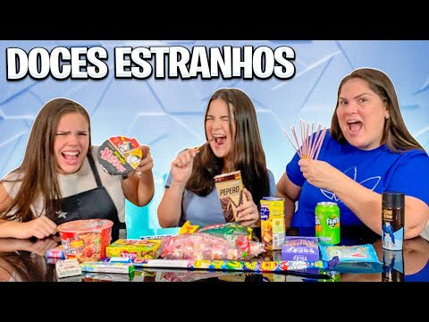 TESTANDO OS DOCES MAIS ESTRANHOS ASIÁTICOS  !!!!!
