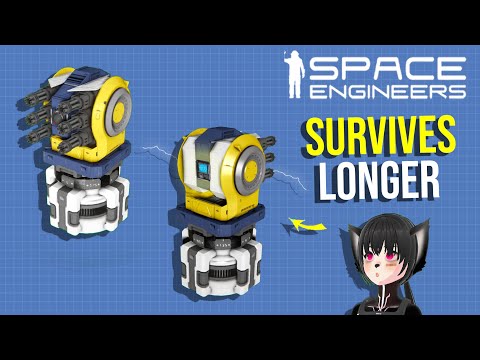 This Ship Custom Turret Design Makes it Last Longer, Space Engineers
