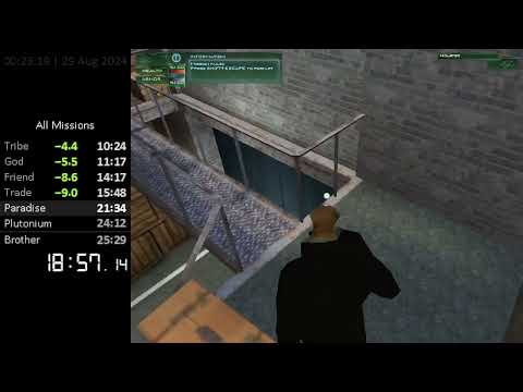 Hitman: Codename 47 - All Missions Speedrun in 25:13