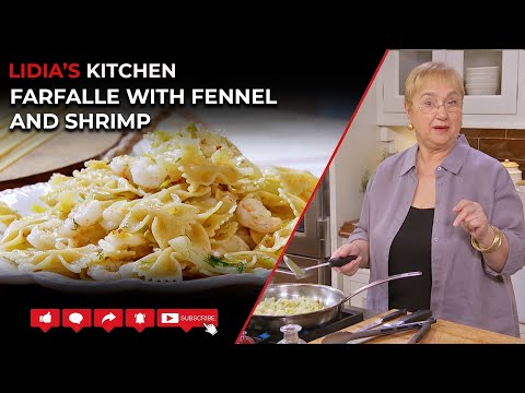 Farfalle with Fennel and Shrimp