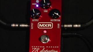 Dunlop M78 MXR Custom Badass 78 Distortion - відео 1
