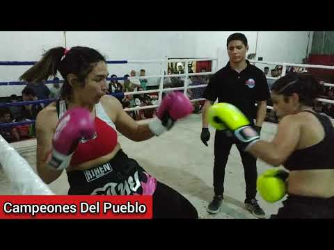 🥊Nahiara Di Aspro Vs Blanca Ojeda - KICK BOXING - SEMI PRO - Campeones Del Pueblo - Siempre Humilde