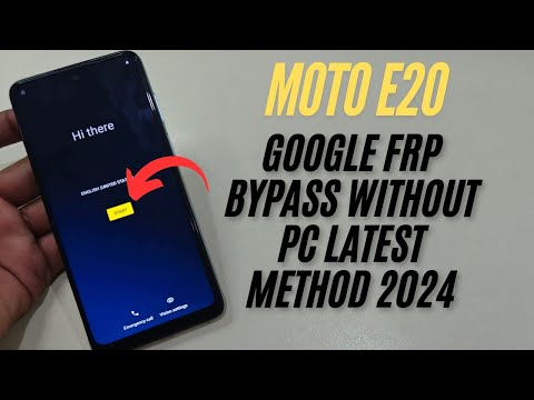 Motorola E20 Google Frp Bypass Latest Update Without Pc