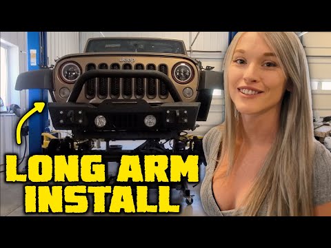 TERAFLEX LONG ARM INSTALL on a Jeep Wrangler JK!