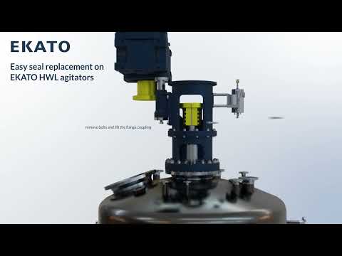 Fast and easy mechanical seal replacement - EKATO HWL-N Agitators