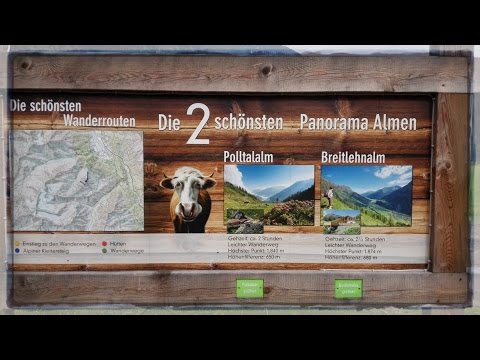 Wanderung zur Breitlehnalm und Polltalalm im Ötztal Tirol
