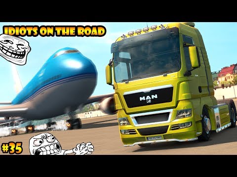 ★ IDIOTS on the road #35 - ETS2MP | Funny moments - Euro Truck Simulator 2 Multiplayer