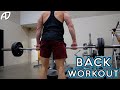 BACK WORKOUT FOR WIDTH AND THICKNESS | ARM WORKOUT