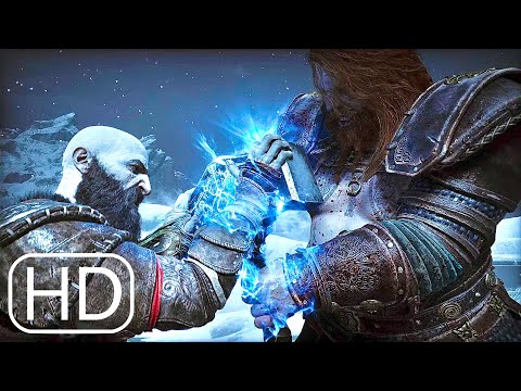 Thor KILLS Kratos then revives him | God of War Ragnarok PS5 Full Cutscene