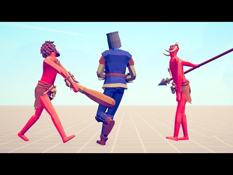SPEAR THROWER & CLUBBER vs EVERY UNIT - Totally Accurate Battle Simulator TABS
