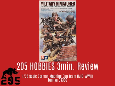 Tamiya 1/35 German MG Troops Video Preview