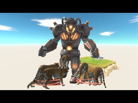 Goro The Giant vs 1000 Deadly Tigers | Will He Survive? - Animal Revolt Battle Simulator