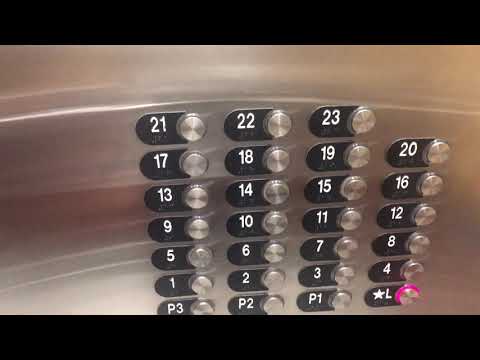 OTIS Elevonic 411 Traction Elevators @ LA VITA Tower Condominiums Downtown San Diego CA