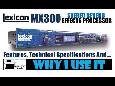 Lexicon MX300 Stereo Reverb Effects Processor 2010s - Blue Bild 13