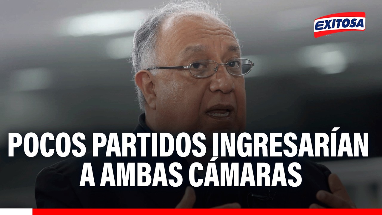 🔴🔵 Cinco o seis partidos ingresarían a ambas cámaras,  según Fernando Tuesta