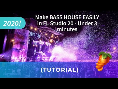 Easily make BASS HOUSE in FL Studio 20 (Tutorial) *In Under 3 minutes!*