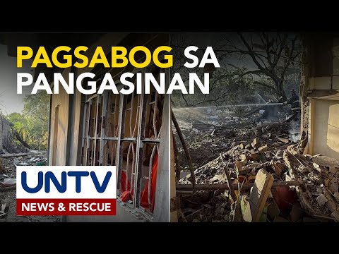 Malakas na pagsabog sa Dagupan City, Pangasinan, iniimbestigahan na