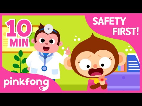  (First Aid Song-I got a boo boo and more | +Compilation | Safety Songs | Pinkfong Safety Rangers)
