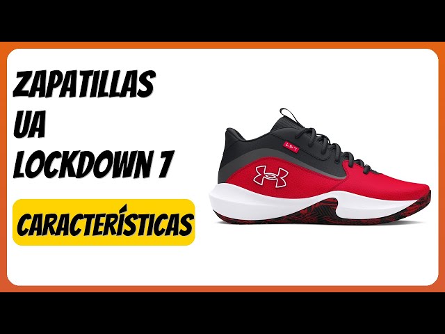 Vídeo relacionado con Under Armour UA Lockdown 7 Zapatillas de Baloncesto para Hombre y Mujer, Deportivas Unisex con mediasuela de EVA, Color Rojo/Negro/Rojo