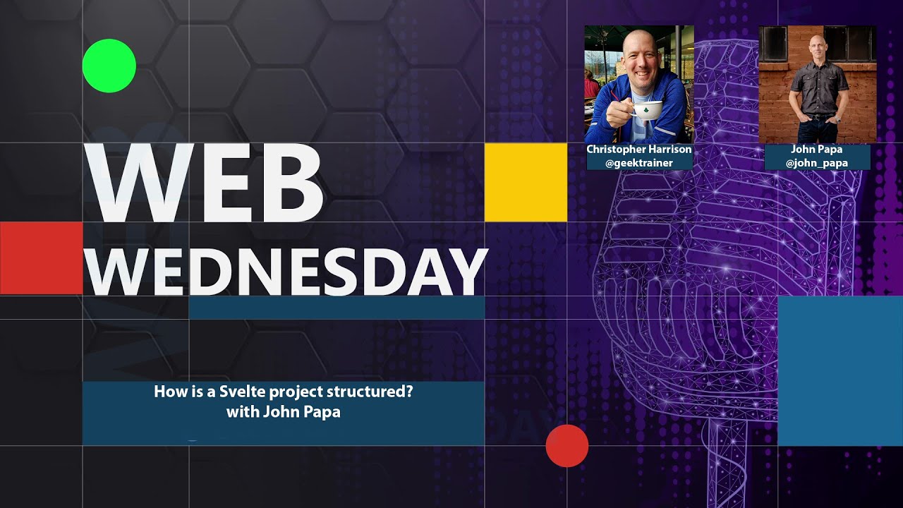 How is a Svelte project structured?