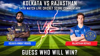 IPL 2020 LIVE KKR VS RR MATCH 54th LIVE SCORES WITH COMMENTARY SUBSCRIBE FOR MORE