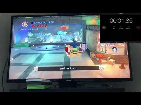 LEGO City Undercover - The Colossal Fossil Hustle Free Play (New Wii U WR) 00:54.04