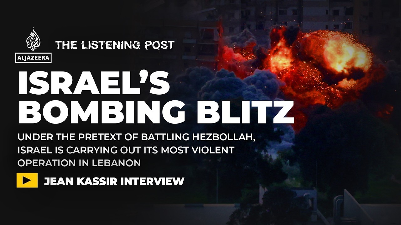 ”Psychological warfare” - The Gaza Playbook in Lebanon: Jean Kassir interview | The Listening Post