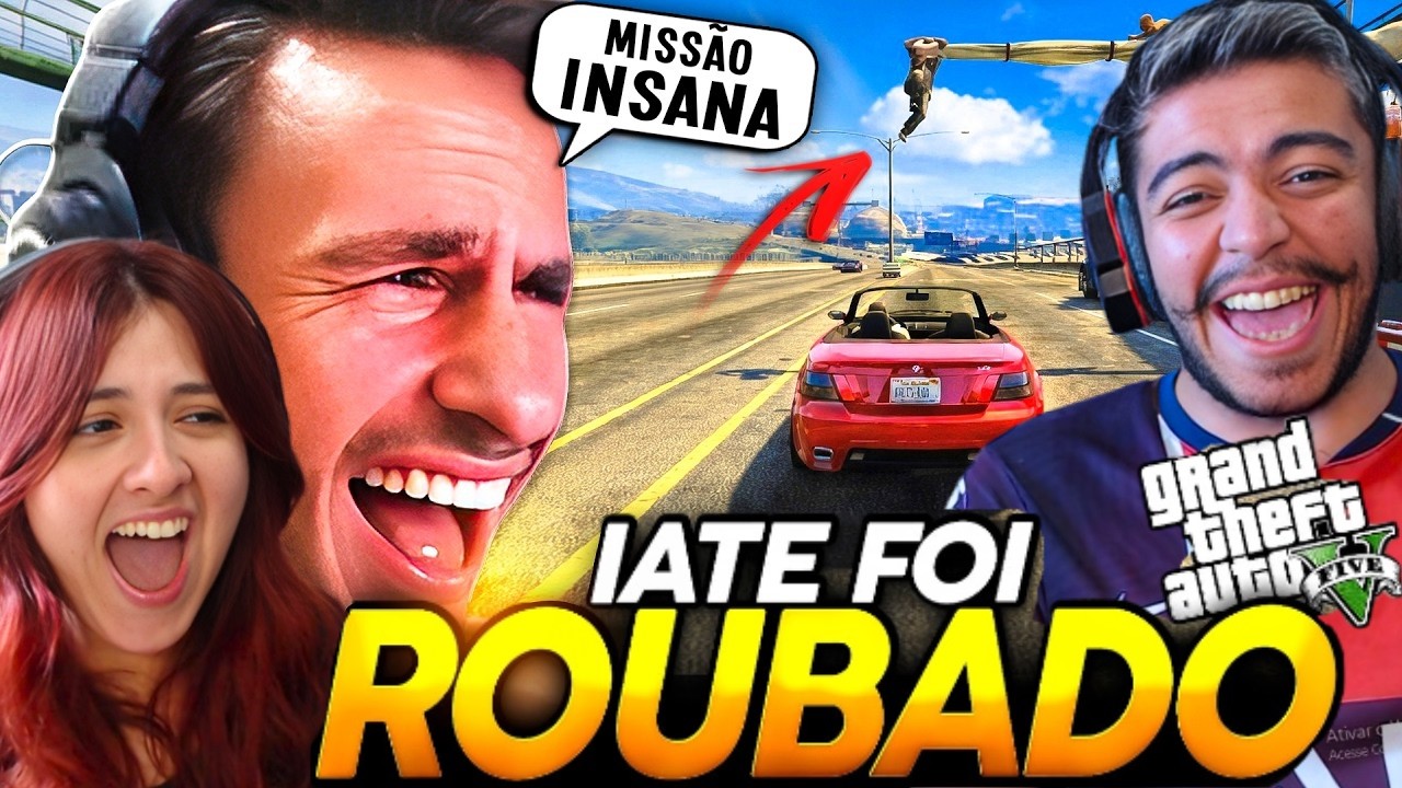 SUPER XANDÃO NA MISSÃO do IATE ROUBADO GTA 5 | #3 | REACT