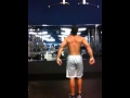 Teen bodybuilder mason Tipton shows back