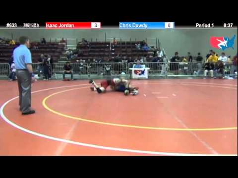 FILAJRFS: 70 KG / 154.25 lbs: Isaac Jordan (unattached) vs. Chris Dowdy (Finger Lakes)