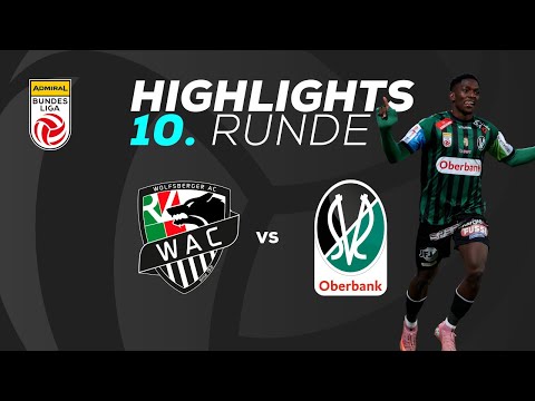 RZ Pellets WAC - SV Oberbank Ried 10th round ADMIRAL Bundesliga 2025/26