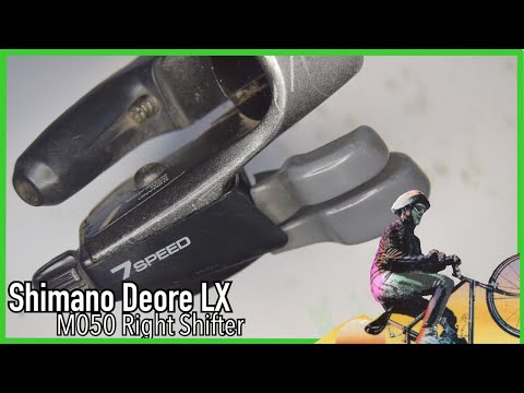 Pt.1 Shimano LX 7 speed M050 M060 right shifter:Rebuild service overhaul dissembly