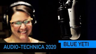 Video thumbnail for Blue Yeti vs. Audio-Technica AT2020 | VO Mic Comparison by VOscripts