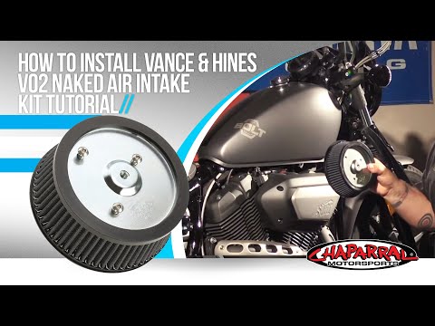 How To Install Vance & Hines VO2 Naked Air Intake Kit Tutorial