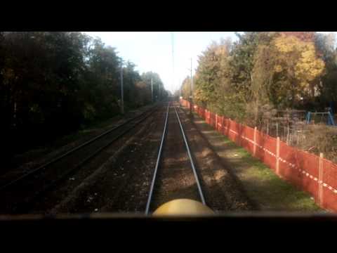 Train driver's POV Veenendaal West-Maarn.Dutch Railway