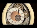 IVORY COTTAGE CLOCK 4MH873WU03 Rhythm Musical Motion Small World Clock