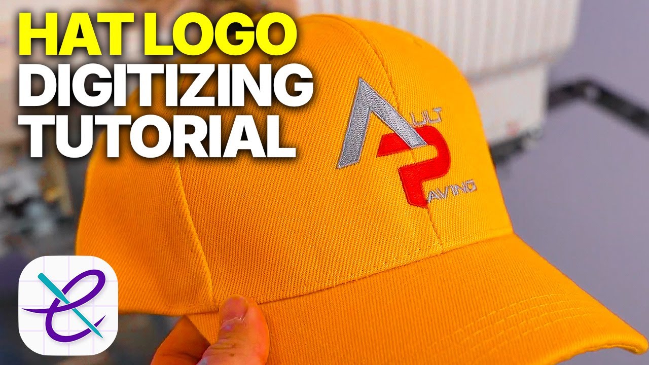 How to Digitize Logos for Hats! Machine Embroidery for Beginners