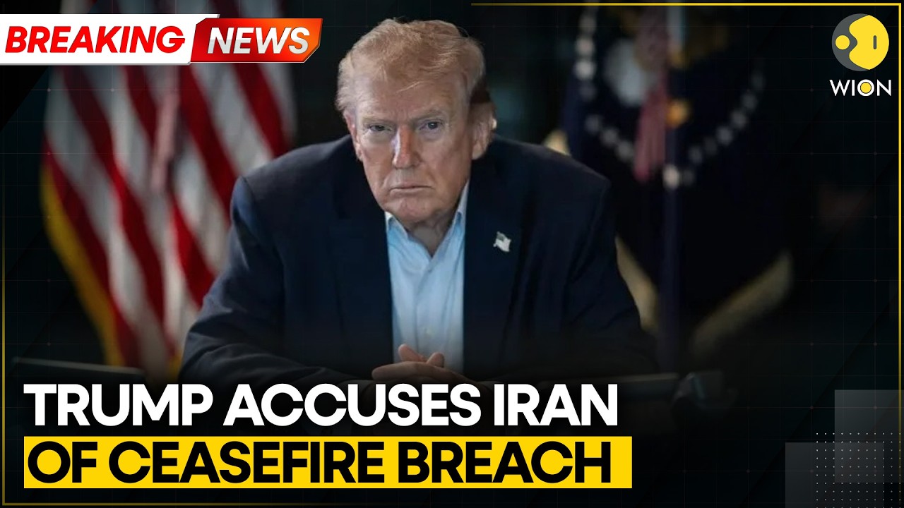 BREAKING: Trump Accuses Iran of Breaking Hormuz Ceasefire Agreement | WION