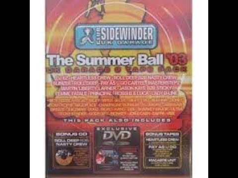 SIDEWINDER SUMMER BALL 2003 - PRINCIPAL & MCs KOFI B, VIBE, JUICEMAN, DAPPA JON E CASH - UK GARAGE