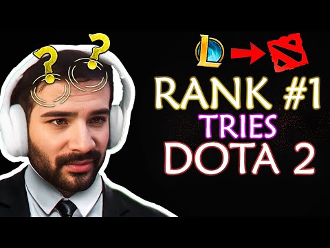 Rank 1 League of Legends Streamer (Tarzaned) Tries Dota 2 For The First Time