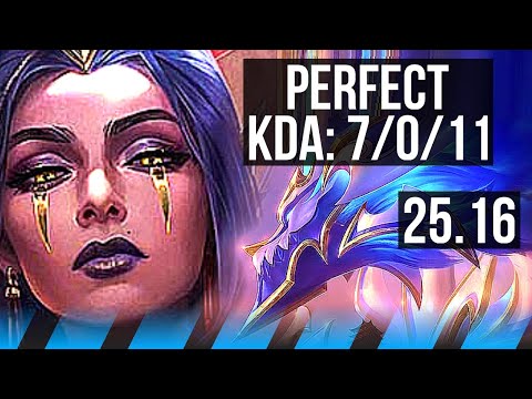 LEBLANC vs AURELION SOL (MID) | 7/0/11, Godlike | KR Master | 25.16