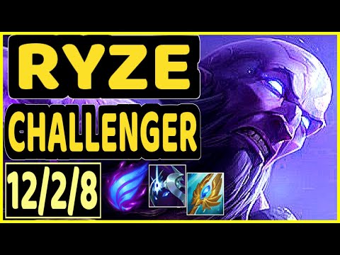 TINOWNS (RYZE) - 12/2/8 KDA CHALLENGER GAMEPLAY - BR